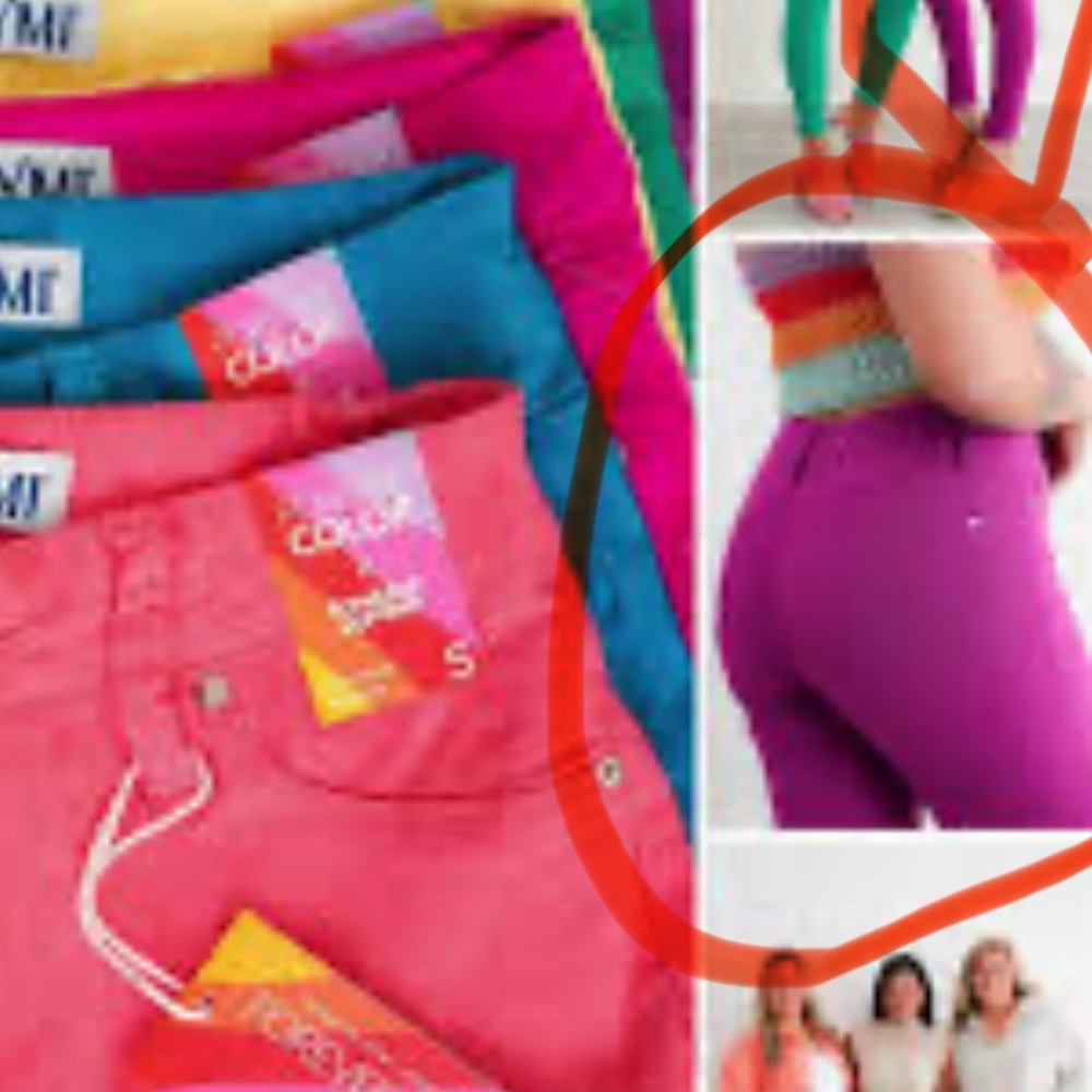 Berry Jam YMI Freckled Poppy FOREVER COLOR Women's Jeans Medium 6 8